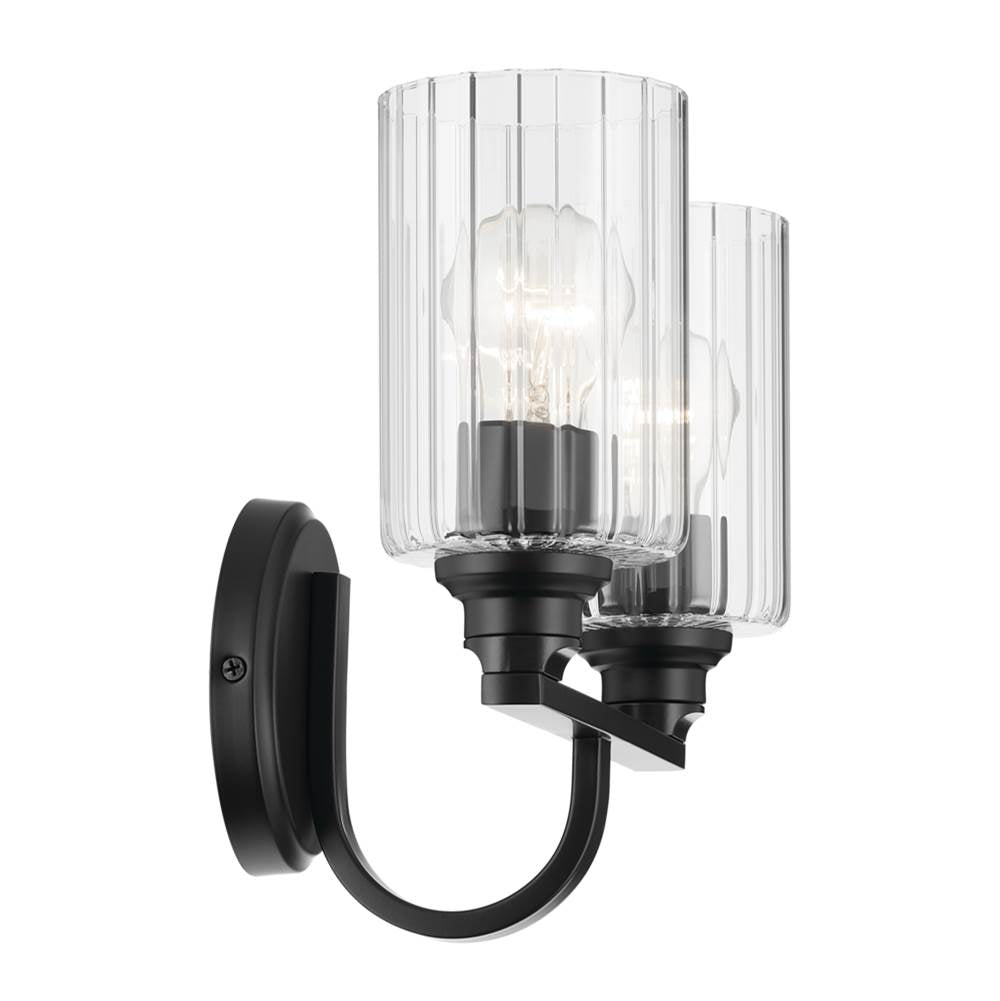 Kichler Lighting 55225BKFLU Black Bath 2lt Image 3