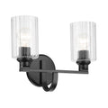 Kichler Lighting 55225BKFLU Black Bath 2lt Image 1