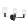 Kichler Lighting 55226BKFLU Black Bath 3lt Image 1