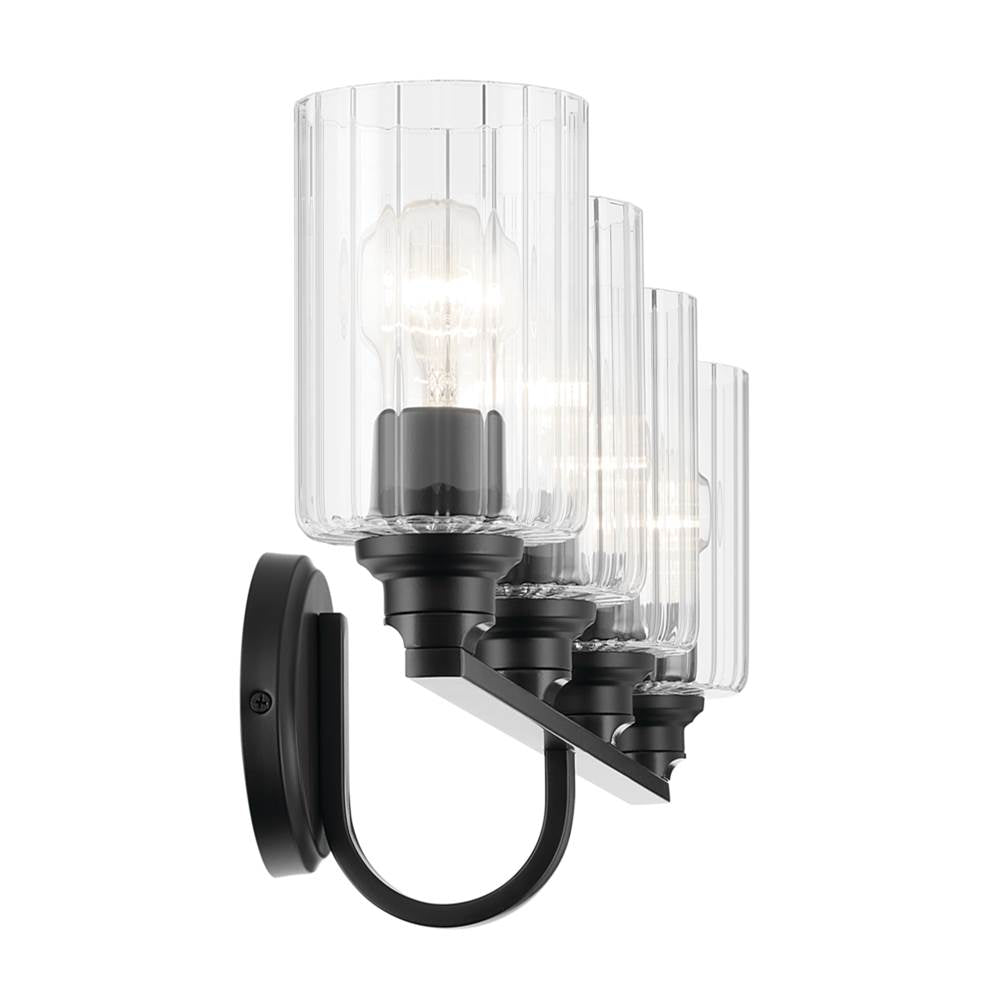 Kichler Lighting 55227BKFLU Black Bath 4lt Image 3