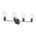 Kichler Lighting 55227BKFLU Black Bath 4lt Image 1