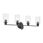 Kichler Lighting 55227BKFLU Black Bath 4lt Image 1