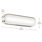 Kichler Lighting 55246PNLED Polished Nickel Bath Bar Small Image 4