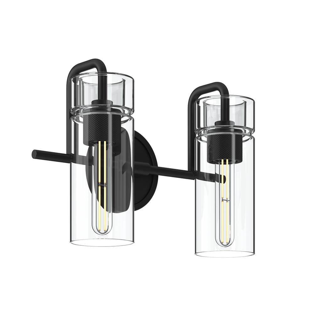 Kichler Lighting 55251BK Black Bath 2lt Image 1