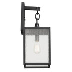 Kichler Lighting Lahden 21.75'' 1 Light Outdoor Wall Light With Clear Seeded Glass In Textured Black