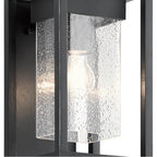 Kichler Lighting 59060BSL Black,Silver Outdoor Wall 1lt Image 7