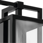 Kichler Lighting 59089BK Black Goson 24'' 1 Light Wall Light With Clear Glass In Black Image 2