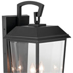 Kichler Lighting 59120BKT Black Textured Outdoor Wall 2lt Image 6