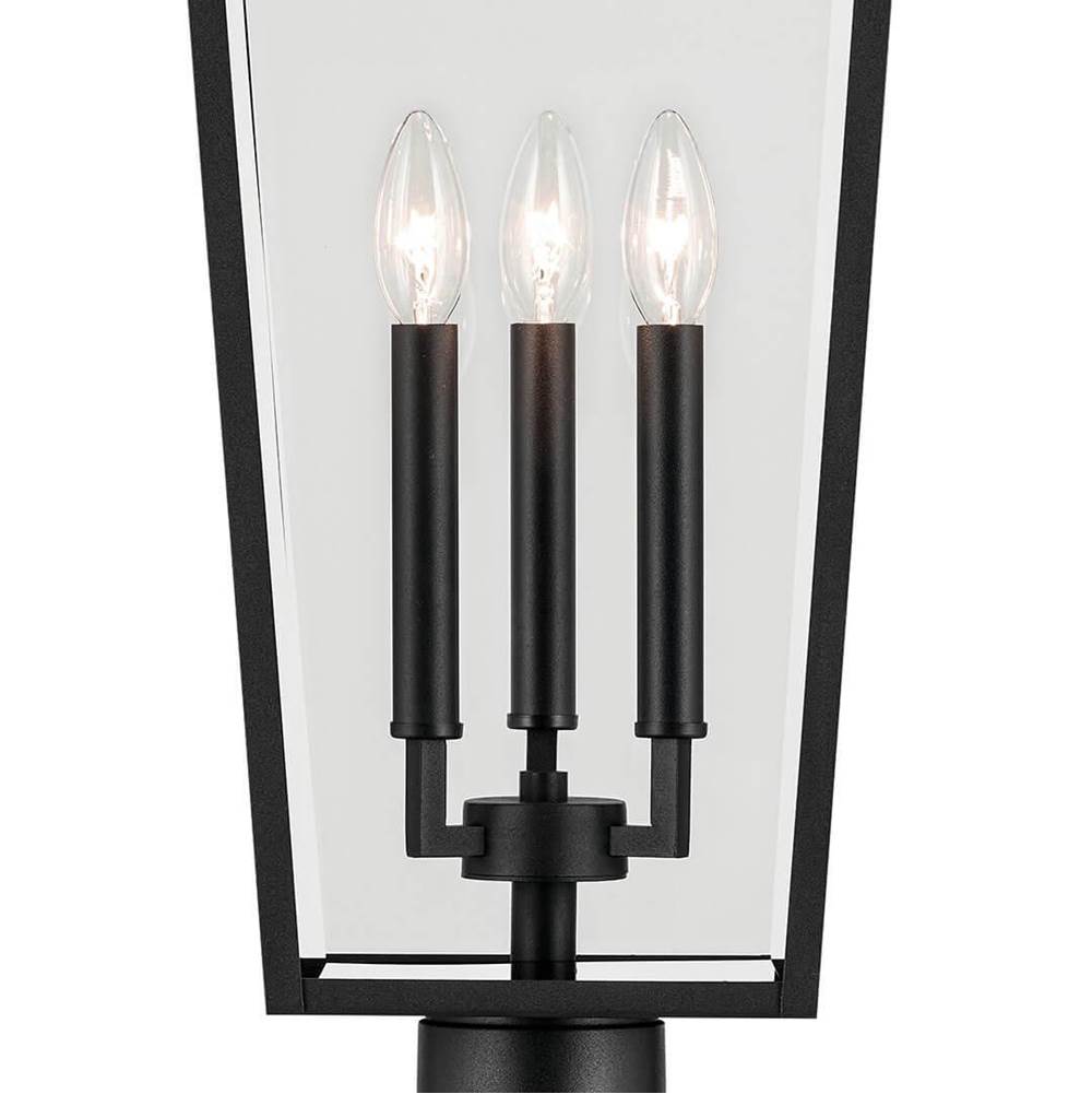 Kichler Lighting 59129BKT Black Textured Outdoor Post Mt 3lt Image 3