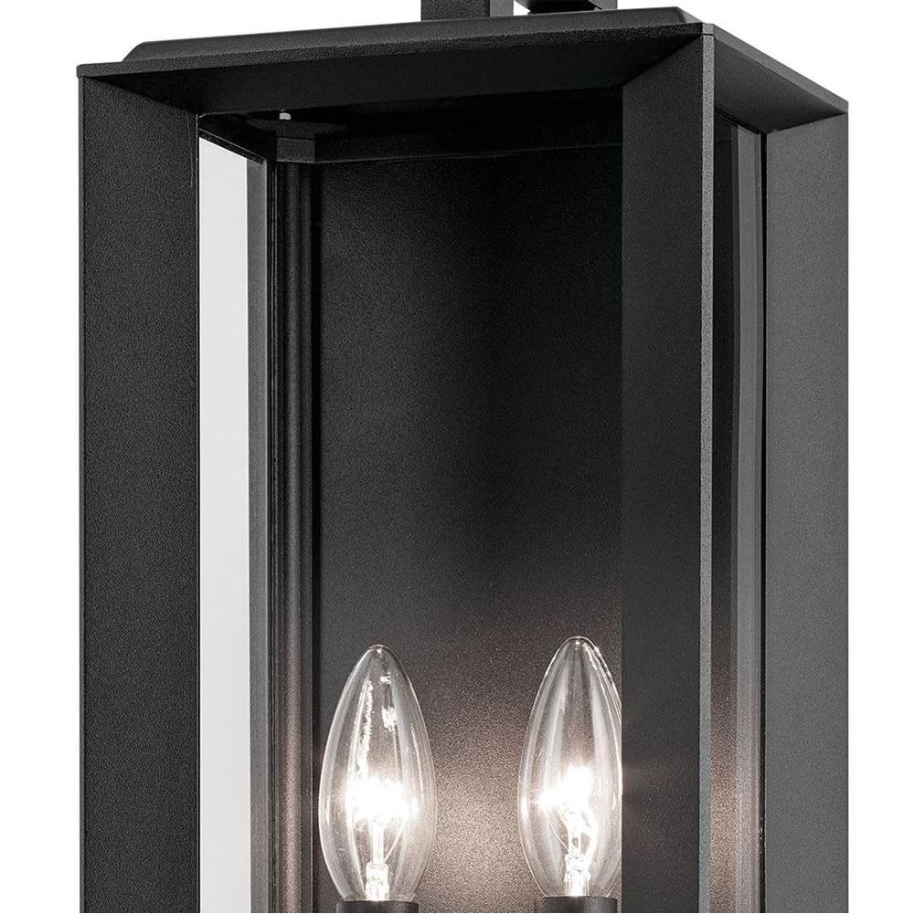 Kichler Lighting 59132BKT Black Textured Outdoor Wall 2lt Image 3