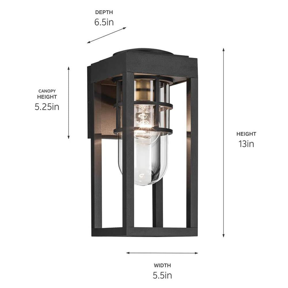 Kichler Lighting Hone Outdoor Wall 1lt