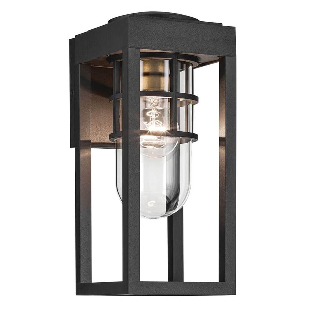 Kichler Lighting 59137BKT Black Textured Outdoor Wall 1lt Image 1