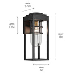 Kichler Lighting Hone Outdoor Wall 1lt