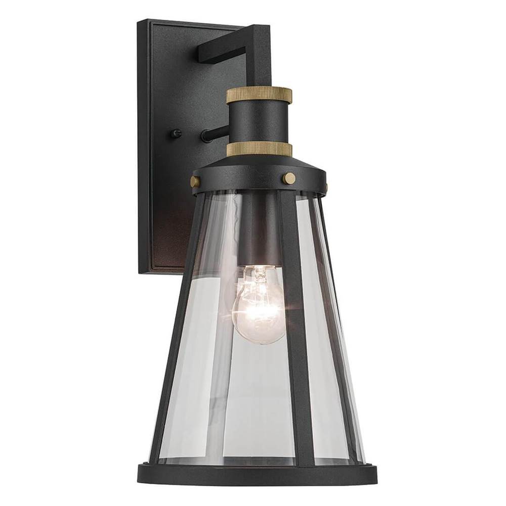 Kichler Lighting 59147BKT Black Textured Outdoor Wall 1lt Image 1