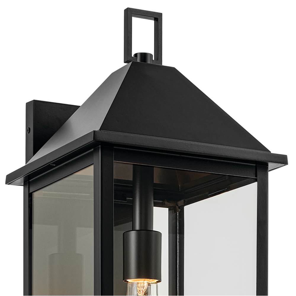 Kichler Lighting 59159BK Black Outdoor Wall 1lt Image 3