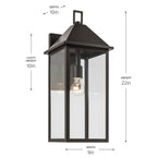Kichler Lighting 59159OZ Olde Bronze Outdoor Wall 1lt Image 2