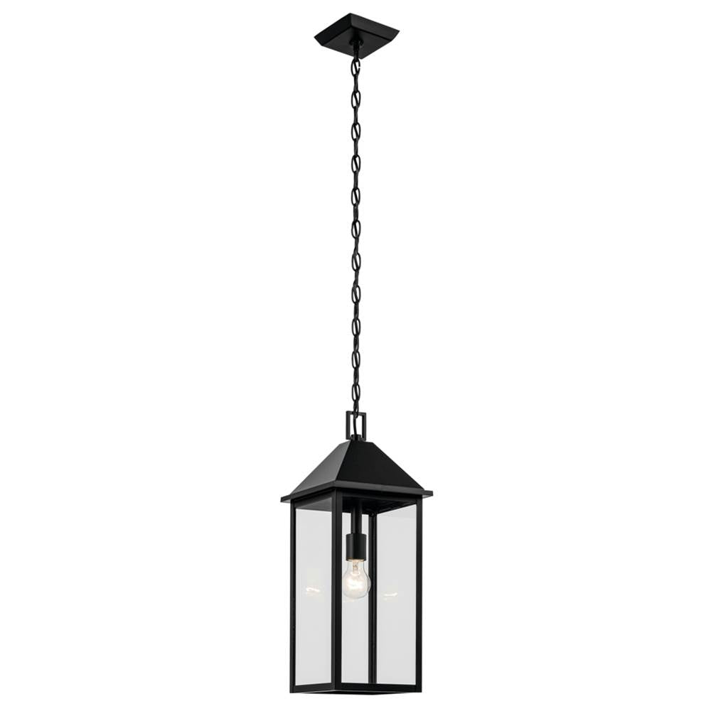 Kichler Lighting 59160BK Black Outdoor Pendant 1lt Image 1