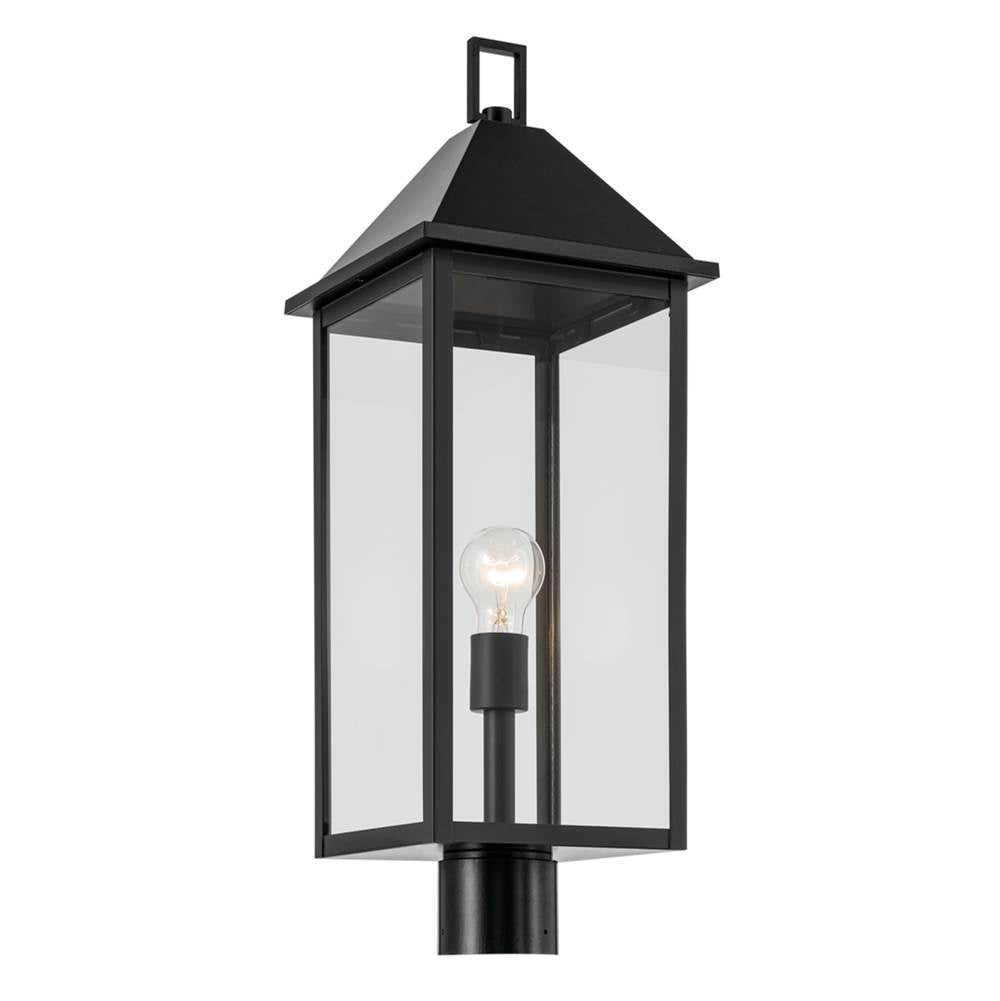 Kichler Lighting 59161BK Black Outdoor Post Mt 1lt Image 1