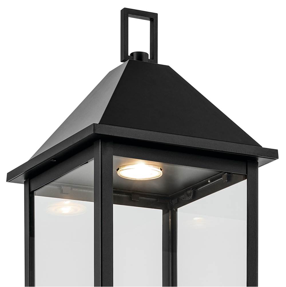 Kichler Lighting 59161BKDS Black Outdoor Post Mt 1lt Image 3