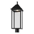 Kichler Lighting 59161BKDS Black Outdoor Post Mt 1lt Image 4