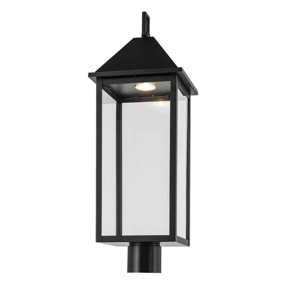 Kichler Lighting 59161BKDS Black Outdoor Post Mt 1lt Image 4