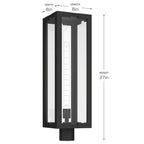 Kichler Lighting 59211BKT Textured Black Outdoor Post Mt 1lt Image 4