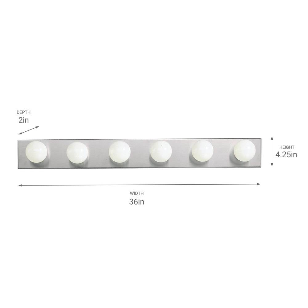 Kichler Lighting 626NI Brushed Nickel Linear Bath 36in Image 4