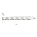 Kichler Lighting 626NI Brushed Nickel Linear Bath 36in Image 4