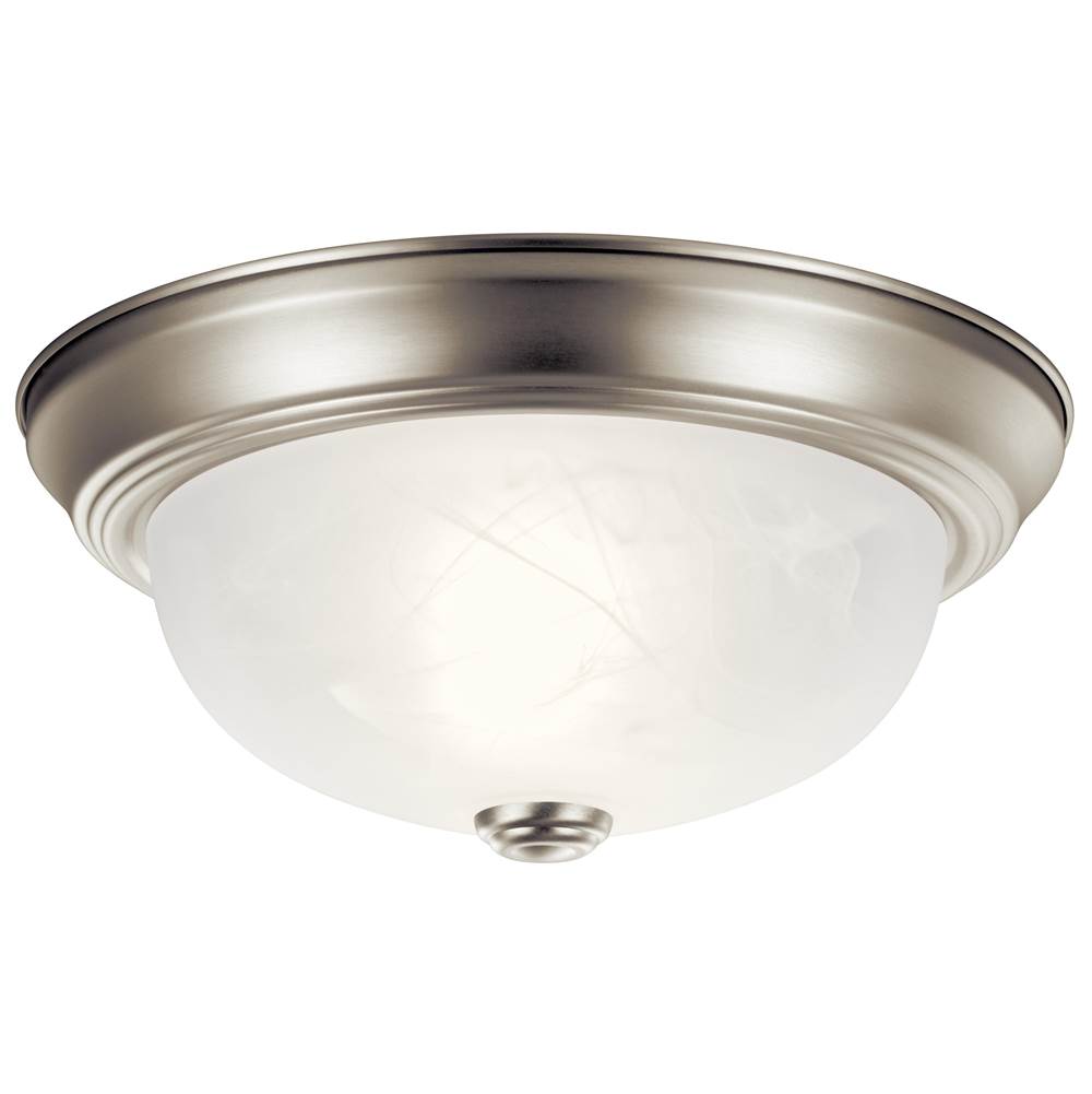 Kichler Lighting 8108NI Brushed Nickel Flush Mount 2lt Image 2