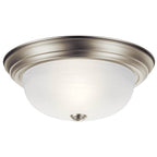Kichler Lighting 8109NI Brushed Nickel Flush Mount 2lt Image 2