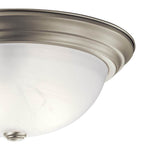 Kichler Lighting 8110NI Brushed Nickel Flush Mount 3lt Image 6