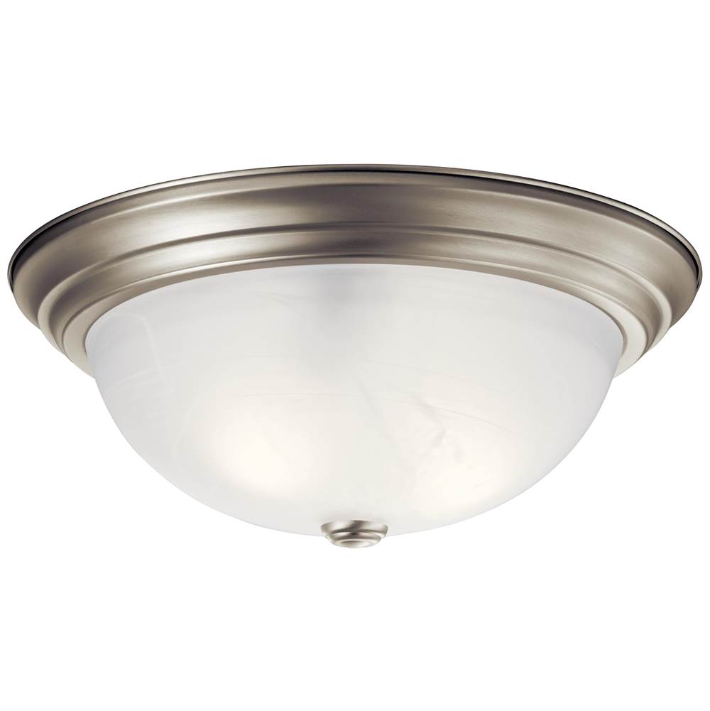 Kichler Lighting 8110NI Brushed Nickel Flush Mount 3lt Image 2