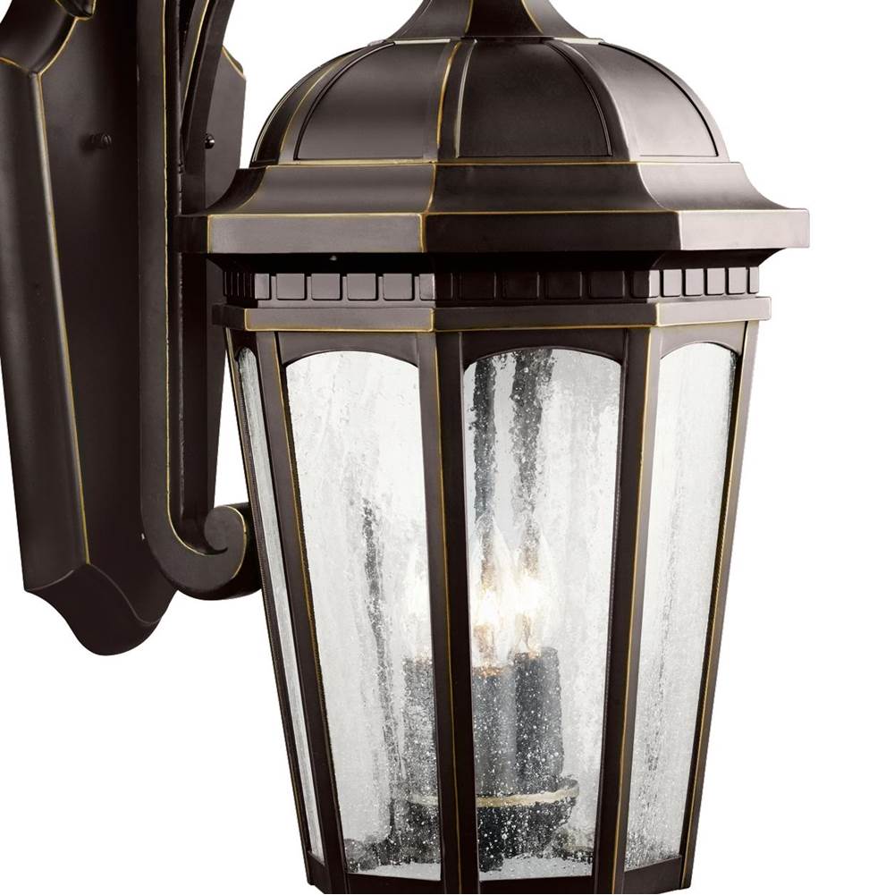 Kichler Lighting 9034RZ Rubbed Bronze Outdoor Wall 3lt Image 5