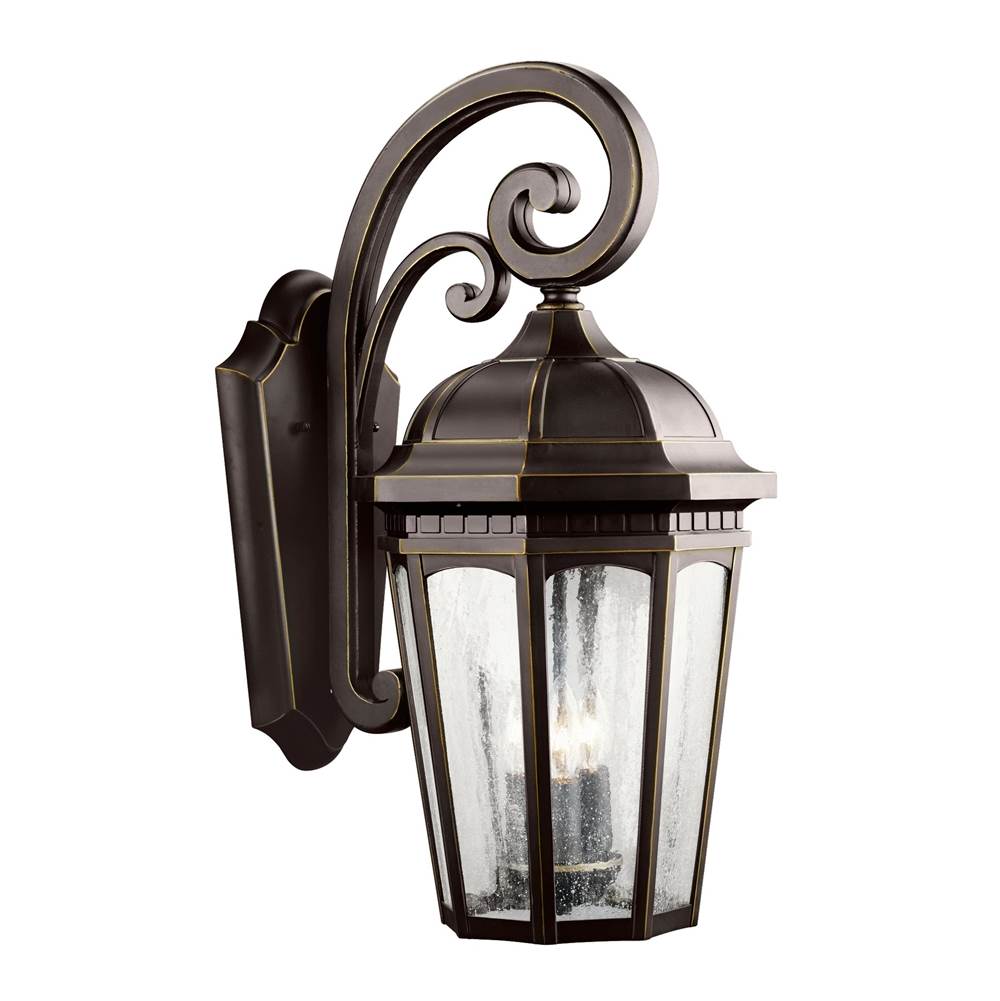 Kichler Lighting 9034RZ Rubbed Bronze Outdoor Wall 3lt Image 2