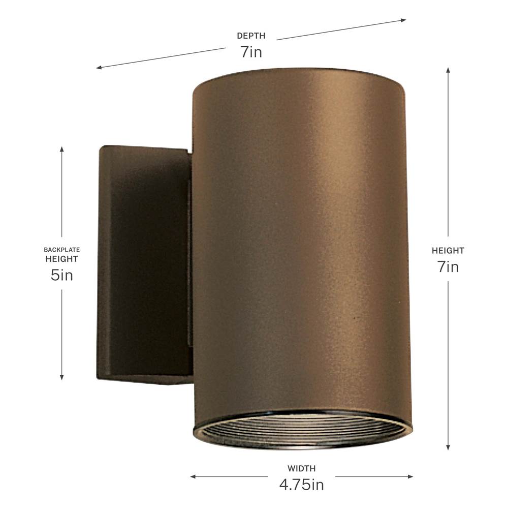 Kichler Lighting 9234AZ Architectural Bronze Indoor/outdoor Wall 1lt Image 5