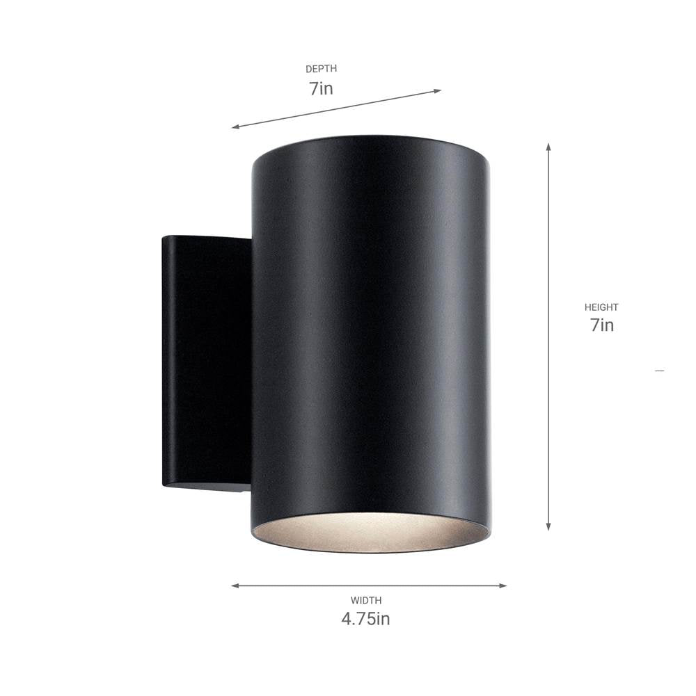 Kichler Lighting 9234BK Black Indoor/outdoor Wall 1lt Image 3