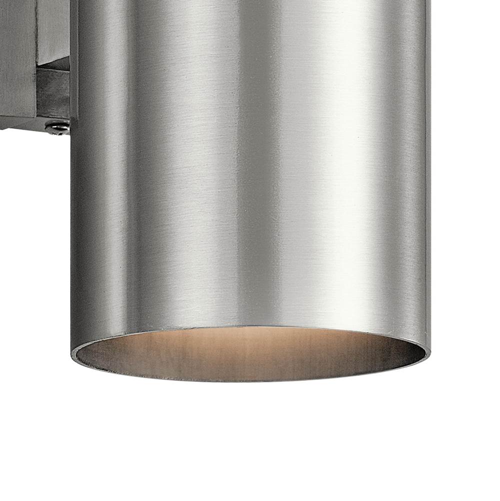 Kichler Lighting 9244BA Brushed Aluminum Indoor/outdoor Wall 2lt Image 9