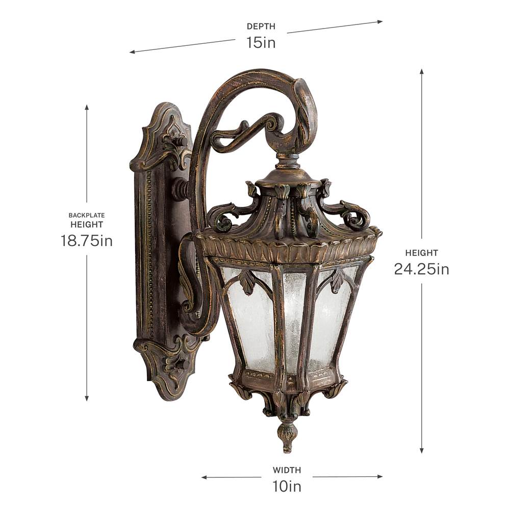 Kichler Lighting 9357LD Londonderry Outdoor Wall 2lt Image 4
