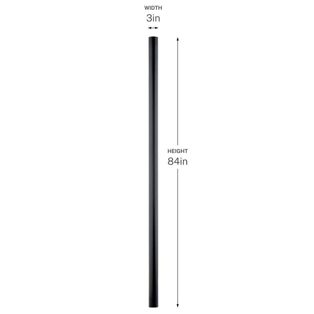 Kichler Lighting 9506BK Black Outdoor Post Image 2