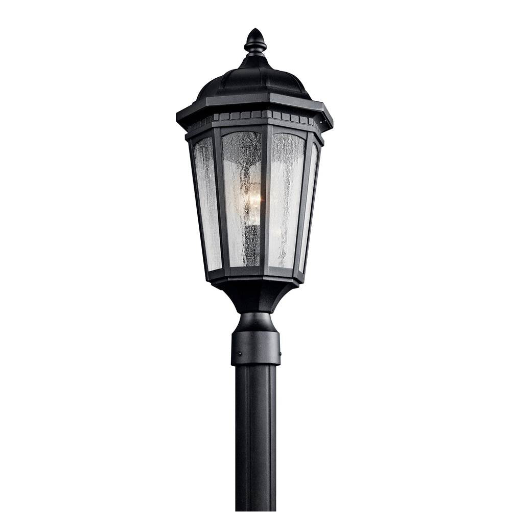 Kichler Lighting 9532BKT Textured Black Outdoor Post Mt 1lt Image 2