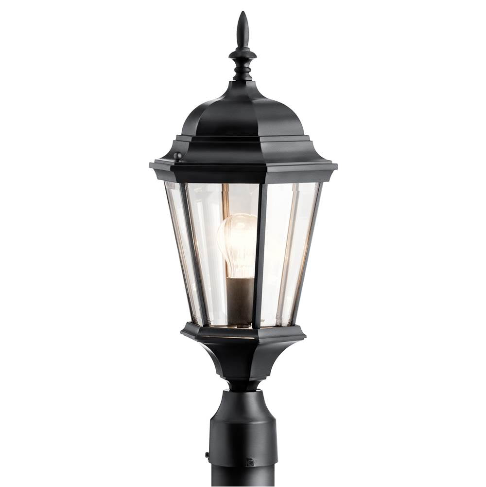 Kichler Lighting 9956BK Black Outdoor Post Mt 1lt Image 8