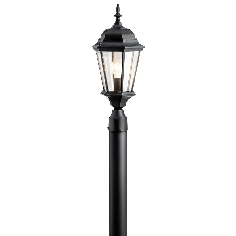 Kichler Lighting 9956BK Black Outdoor Post Mt 1lt Image 2