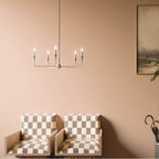 Kichler Lighting 52689PN Polished Nickel Alvaro 30 Inch 5 Light Chandelier In Polished Nickel Image 2