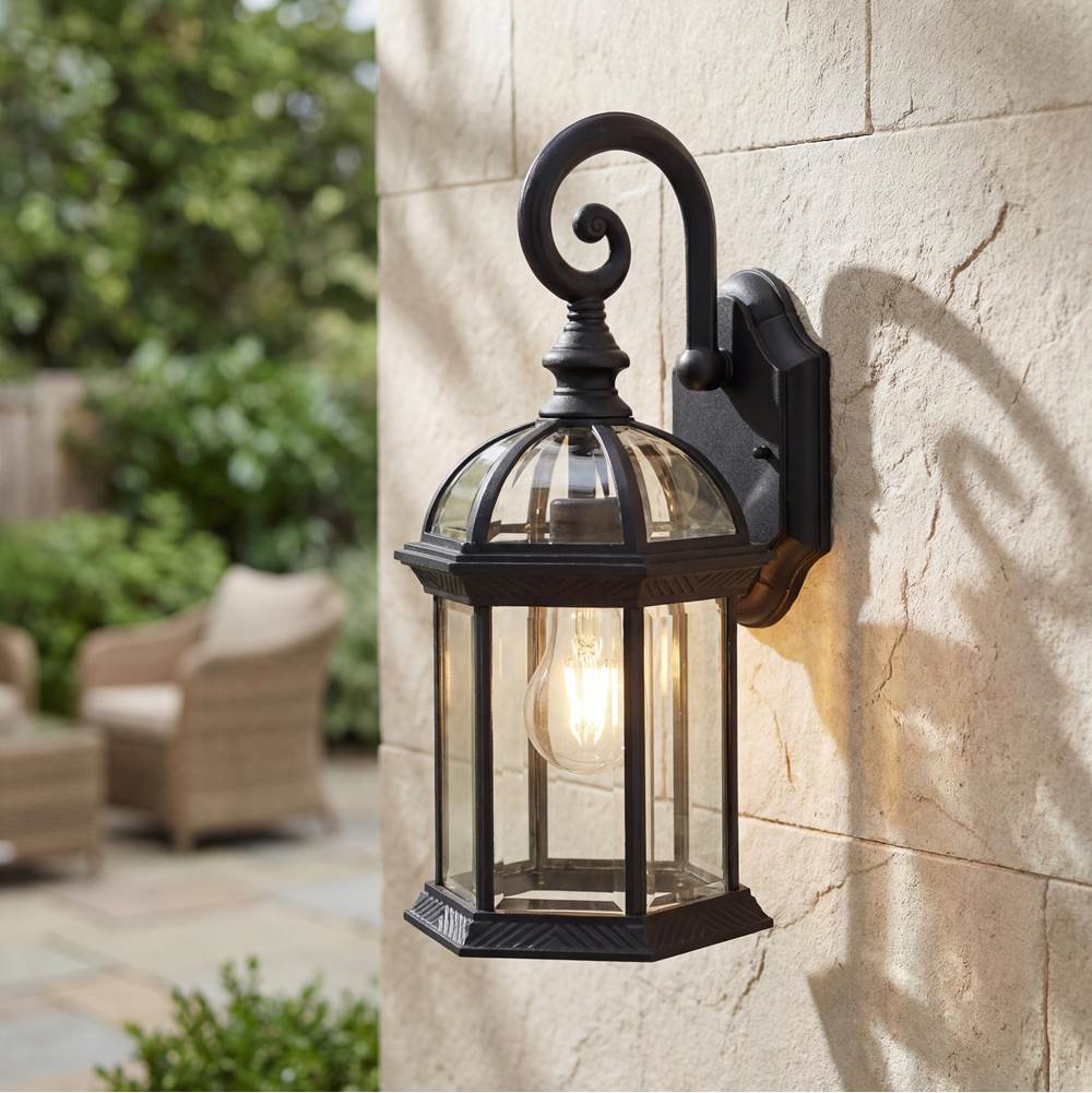 Kichler Lighting 9735BK Black Outdoor Wall 1lt Image 1