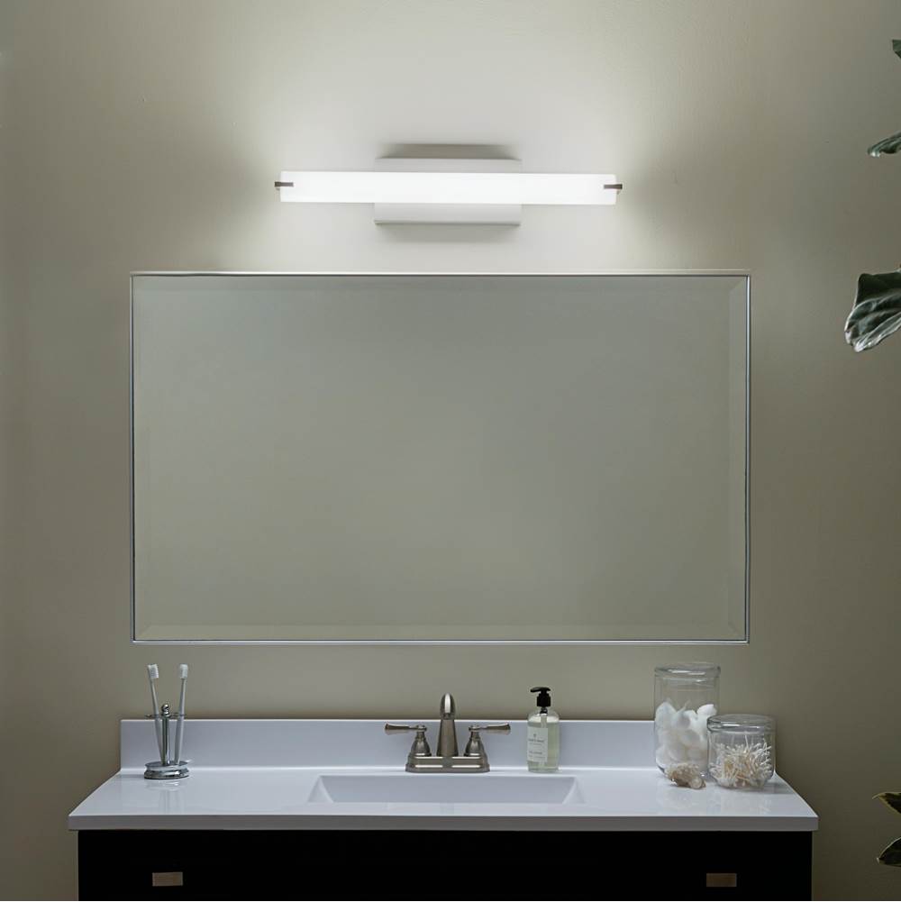 Kichler Lighting 11149NILED Brushed Nickel Linear Bath 26in Led Image 4