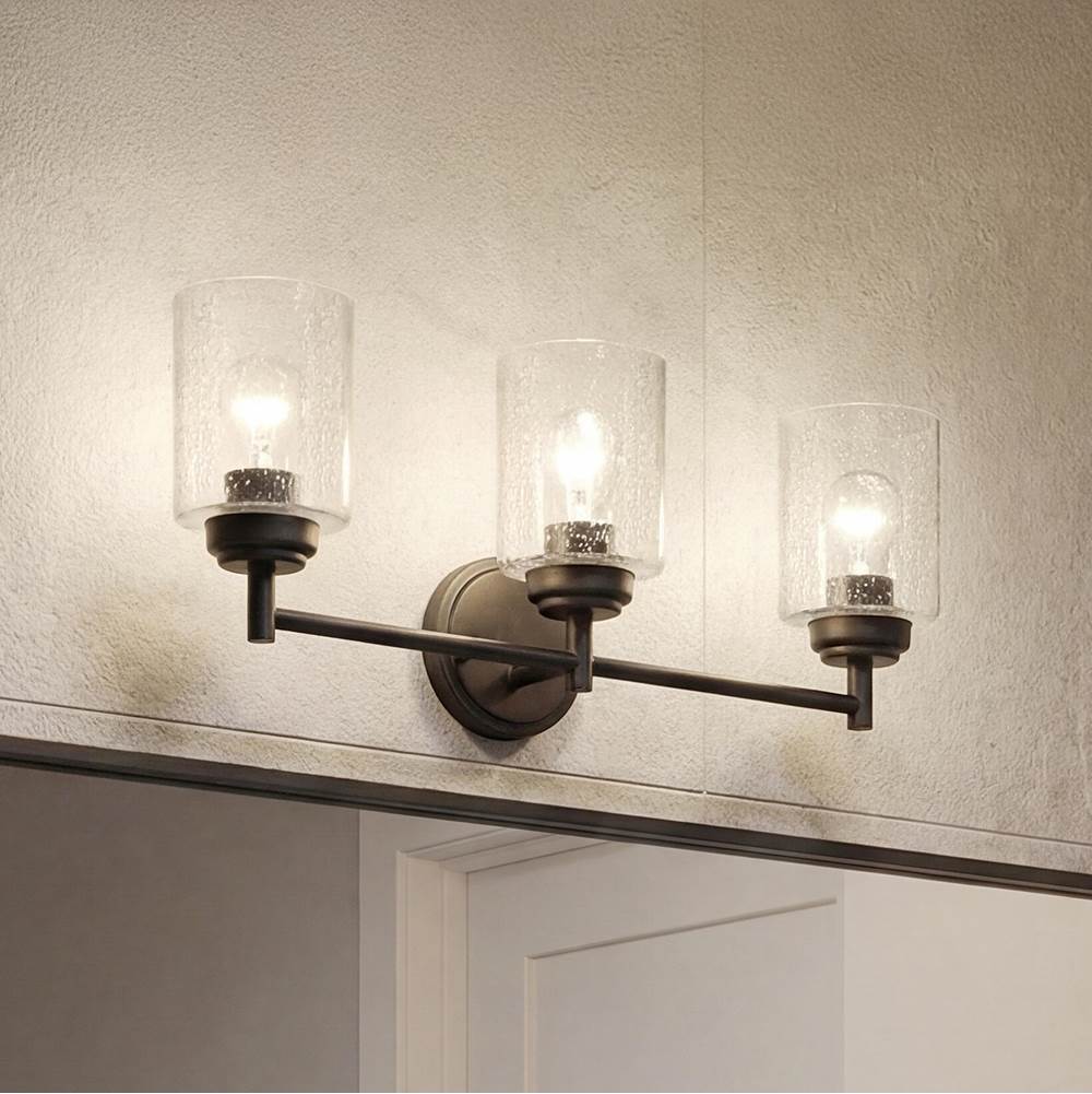 Kichler Lighting 45886BK Black Bath 3lt Image 1