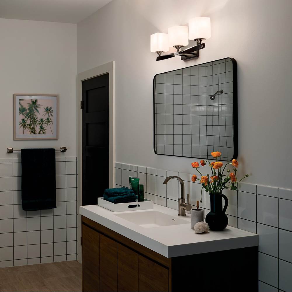 Kichler Lighting 55002BK Black Bath 3lt Image 4