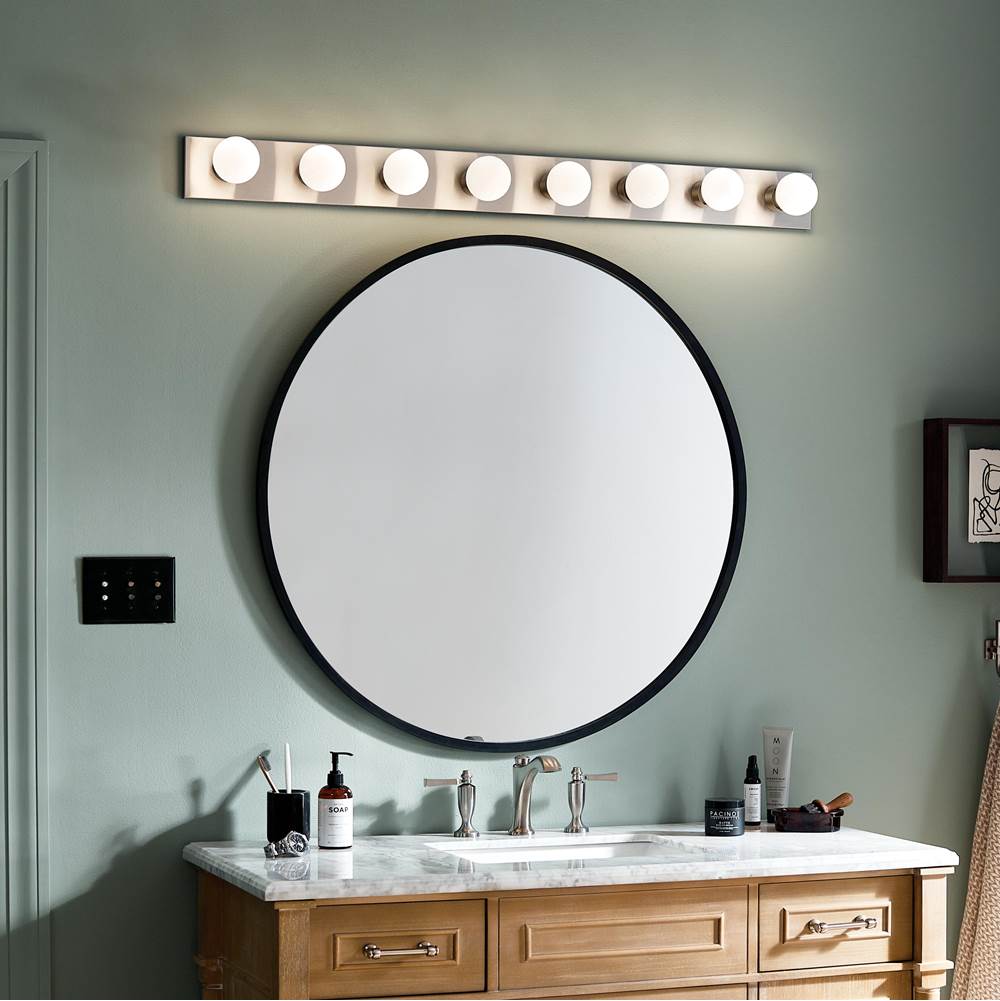 Kichler Lighting 628NI Brushed Nickel Linear Bath 48in Image 5