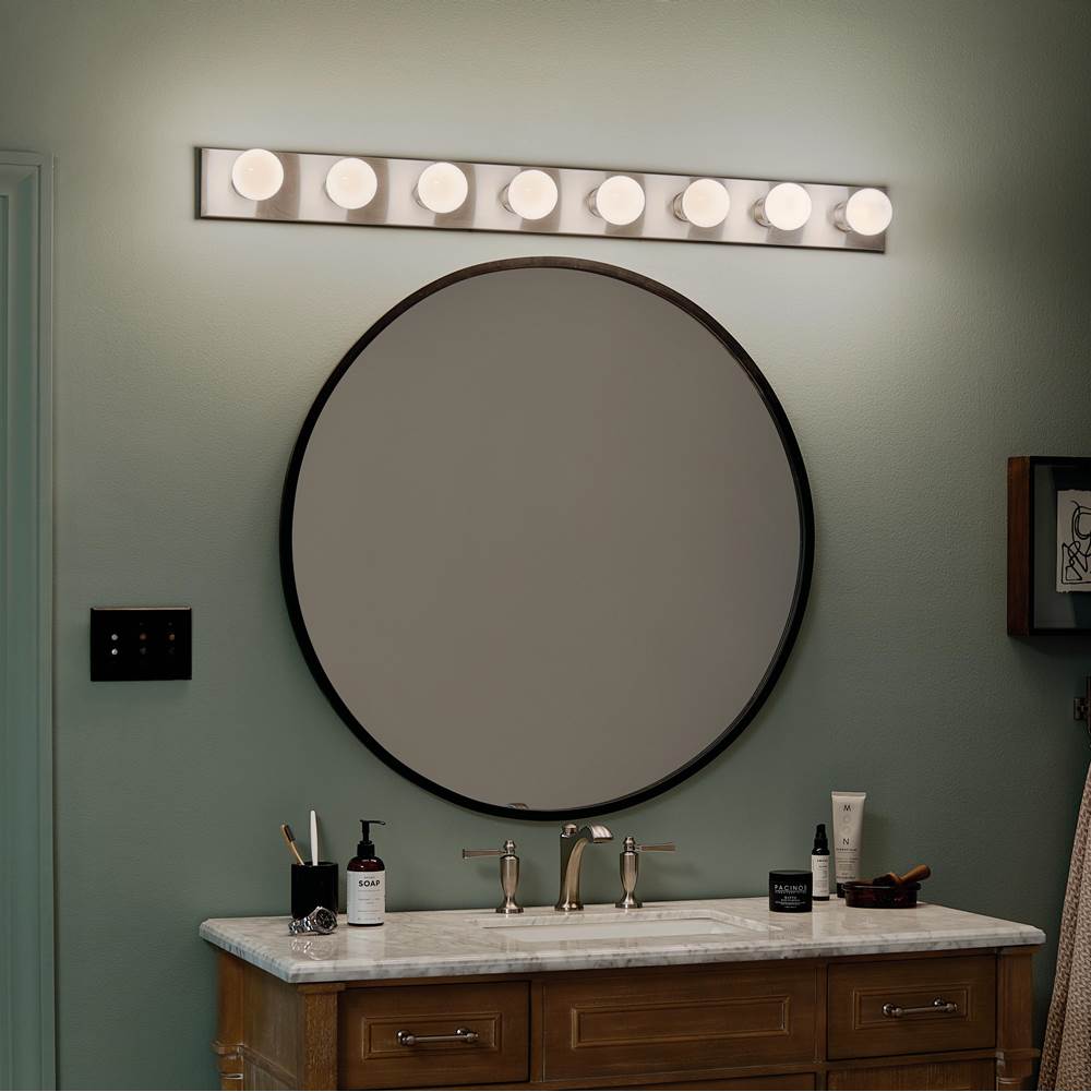 Kichler Lighting 628NI Brushed Nickel Linear Bath 48in Image 4