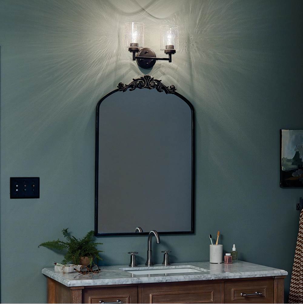 Kichler Lighting 45885BK Black Bath 2lt Image 2